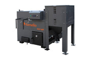 Centrala pe peleti Fornello Eco Energy 350 kW, echipata cu automatizare, afisaj digital, arzator fonta, curatare mecania a drumurilor de fum, buncar peleti integrat 1000 kg