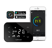 Pachet control de la distanta Centrala pe peleti Fornello Eco Energy 35 kW, complet echipata pentru incalzire automatizare, pompa recirculare, vas expansiune afisaj digital, arzator fonta, curatare mecania a drumurilor de fum, buncar peleti integrat