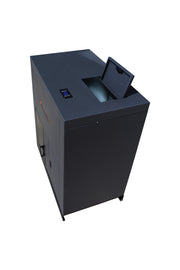 Pachet control de la distanta Centrala pe peleti Fornello Eco Energy 35 kW, complet echipata pentru incalzire automatizare, pompa recirculare, vas expansiune afisaj digital, arzator fonta, curatare mecania a drumurilor de fum, buncar peleti integrat