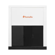 Centrala pe peleti Fornello Eco Energy 40 kW, echipata cu automatizare, afisaj digital, arzator fonta, curatare mecania a drumurilor de fum, buncar peleti integrat 100 kg