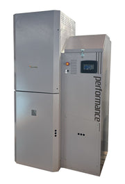 Pachet premium Centrala pe peleti Fornello Slimpel Automatic 40 kw, boiler, termostat control de la distanta, pompe electronice, vas expansiune termic si sanitar, vana deviatoare 3 cai, cos inox si fitiguri de baza