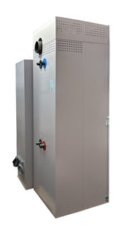 Centrala pe peleti Fornello Slimpel Automatic 40 kw, arzator inox, sistem curatare automata arzator si schimbator de caldura, pompa de circulatie, tiraj fortat , buncar 150 litri, pompa electronica Grundfos