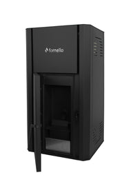Pachet control de la distanta Centrala peleti Fornello Primo Pellet Black 25 kw, pompa, vas expansiune, automatizare , telecomanda , buncar peleti 30 kg, tiraj fortat, culoare neagra si termostat Wi-Fi Salus IT 500