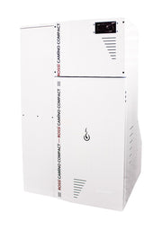 Centrala termica compacta pe peleti Fornello Rossi Camino Compact 35 kw, pompa de circulatie, vas expansiune, tiraj fortat, curatare manuala a arzatorului si a drumurilor de fum, Ecodesign, A+, cu rezervor 153 l