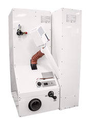 Centrala termica compacta pe peleti Fornello Rossi Camino Compact 35 kw, pompa de circulatie, vas expansiune, tiraj fortat, curatare manuala a arzatorului si a drumurilor de fum, Ecodesign, A+, cu rezervor 153 l