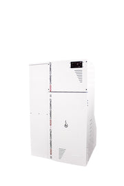 Pachet control de la distanta Centrala termica compacta pe peleti Fornello Rossi Camino Compact 35 kw, pompa, vas expansiune, tiraj fortat, cu rezervor 153 l, arzator inox si termostat Wi-Fi Salus IT 500