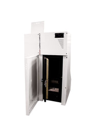 Pachet control de la distanta Centrala termica compacta pe peleti Fornello Rossi Camino Compact 35 kw, pompa, vas expansiune, tiraj fortat, cu rezervor 153 l, arzator inox si termostat Wi-Fi Salus IT 500