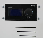 Pachet control de la distanta Centrala termica compacta pe peleti Fornello Rossi Camino Compact 35 kw, pompa, vas expansiune, tiraj fortat, cu rezervor 153 l, arzator inox si termostat Wi-Fi Salus IT 500