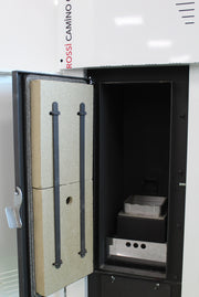 Pachet control de la distanta Centrala termica compacta pe peleti Fornello Rossi Camino Compact 35 kw, pompa, vas expansiune, tiraj fortat, cu rezervor 153 l, arzator inox si termostat Wi-Fi Salus IT 500