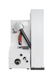 Centrala termica compacta pe peleti Fornello Rossi Camino Compact Automatic 25 kw, pompa de circulatie, vas expansiune, tiraj fortat, curatare automata a arzatorului si a drumurilor de fum, Ecodesign, A+