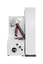 Centrala termica compacta pe peleti Fornello Rossi Camino Compact Automatic 25 kw, pompa de circulatie, vas expansiune, tiraj fortat, curatare automata a arzatorului si a drumurilor de fum, Ecodesign, A+