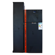 Centrala termica compacta pe peleti Fornello Rossi Camino Compact Automatic 25 kw, pompa de circulatie, vas expansiune, tiraj fortat, curatare automata a arzatorului si a drumurilor de fum, culoare antracit, Ecodesign, A+