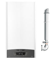 Centrala termica in condensare Ariston CLAS ONE+ WI-FI pentru preparare ACM si incalzire 35 kW, kit evacuare inclus
