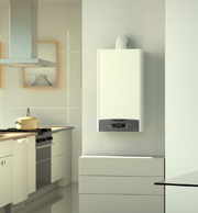 Centrala termica in condensare Ariston CLAS ONE+ WIFI 24 KW pentru incalzire si preparare ACM, kit evacuare, termostat si extragarantie incluse