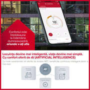 Centrala termica in condensare Ariston Clas One Plus WIFI 35 KW si Salus IT500 wifi termostat ambient cu control prin internet