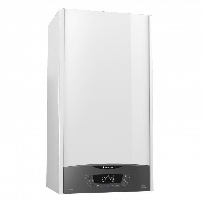 Centrala termica in condensare Ariston CLAS ONE+ WI-FI pentru preparare ACM si incalzire 30 kW, kit evacuare inclus