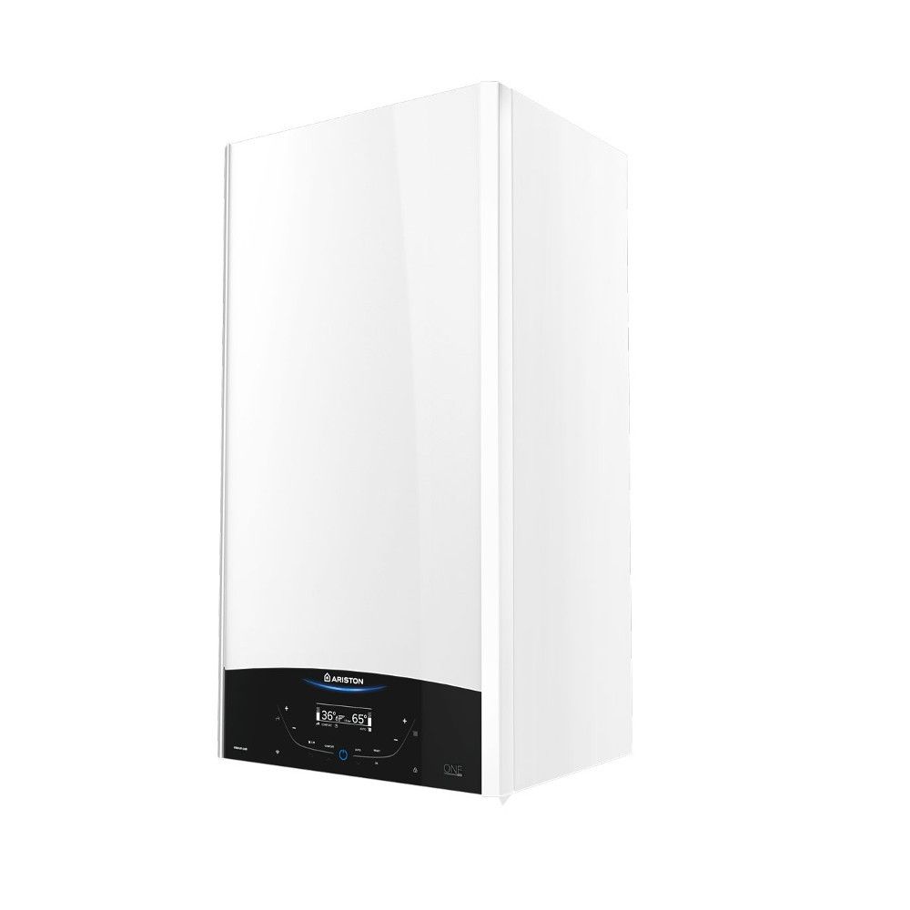 Centrala termica in condensare Ariston GENUS ONE+ WI-FI pentru preparare ACM si incalzire 24 kW, kit evacuare inclus