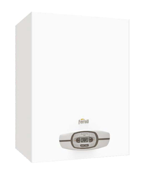 Centrala termica in condensare cu boiler incorporat Ferroli Bluehelix Top RRT 34 K50, kit de evacuare inclus