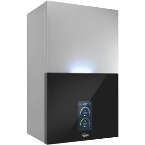 Centrala termica in condensare Ferroli Bluehelix MAXIMA 28C, 28 kW, , touch screen 7", sistem de combustie autoadaptiv, kit evacuare inclus