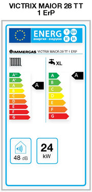Centrala termica in condensare Immergas Victrix Maior 24/28 TT 1 Erp - 24 kW