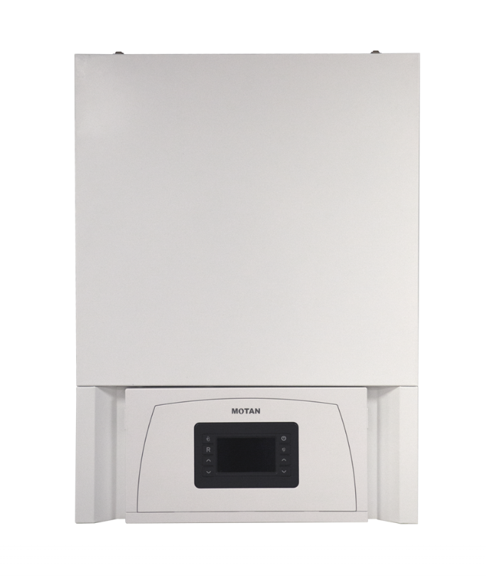 Centrala termica in condensare Motan Condens 100 70 CH2 C38GC70V1 - 70 kw, numai incalzire, kit evacuare inclus