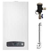 Centrala termica in condensatie Ariston Cares S 30 kW, kit evacuare inclus si Filtru Antimagnetita