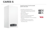 Centrala termica in condensatie Ariston Cares S 30 kW, kit evacuare inclus, Salus IT500 wifi termostat ambient cu control prin internet si Filtru Antimagnetita