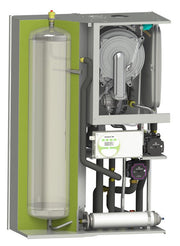 Centrala termica in condensatie Motan MKDens 35 BA PLUS, 35 kW cu boiler incorporat de 40 litri, kit evacuare inclus