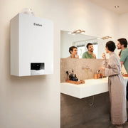 Centrala termica in condensatie Vaillant Ecotec Plus VUW 36CS/1-5, 33.3 kW, incalzire si acm, kit evacuare inclus