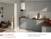 Centrala termica Viessmann Vitodens 100-W B1KF 25 kW combi, condensatie, touch screen, Z022911, interfata WiFI, kit de evacuare inclus