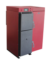 Pachet incalzire si apa calda, Centrala mixta lemn si peleti, Fornello Tera 40 KW, aprindere electrica peleti, fara modificari la schimbarea combustibilului, buncar 120 kg, cos inox, Boiler Termoelectric Fornello 100 litri, Pompa, Vas exp 50l