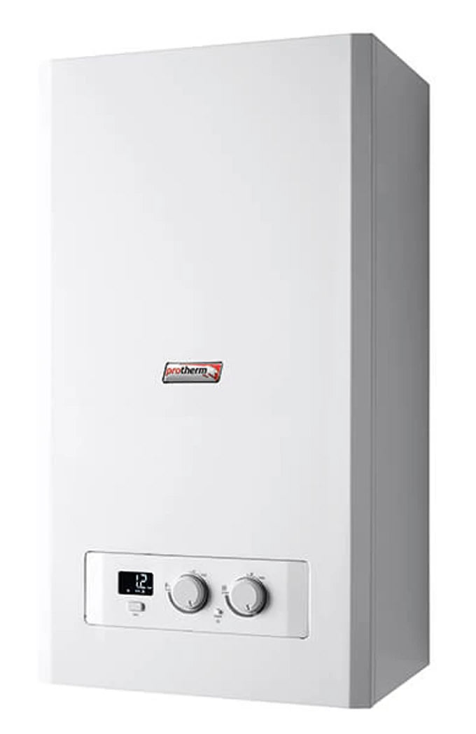 Centrala termica murala cu condensare Protherm Lynx Condens 35 kW, pentru incalzire si apa calda menajera, kit evacuare inclus