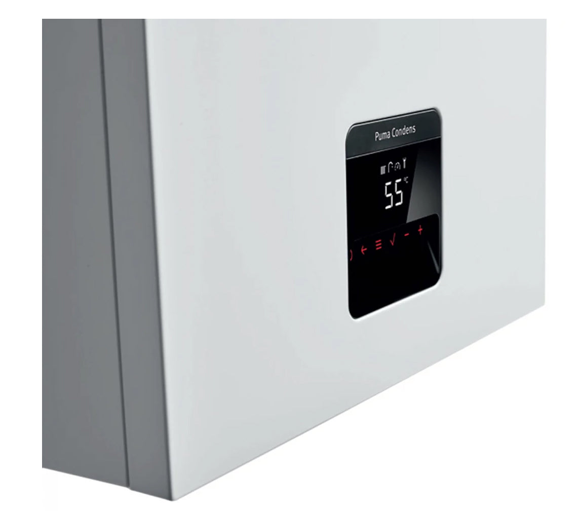Centrala termica murala cu condensare Protherm Puma Condens 24 kW pentru incalzire si apa calda menajera, kit evacuare inclus