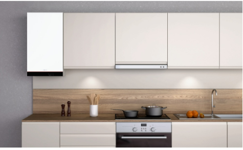 Centrala termica Viessmann Vitodens 050 19 Kw model B0KA, in condensatie, pe gaz/GPL, control internet, model nou, kit de evacuare inclus