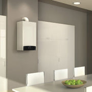 Centrala termica murala in condensare Ariston Genus One+ 24, Gaz, Tiraj fortat, 24 kW, Doua schimbatoare de caldura, Display digital, schimbator primar inox