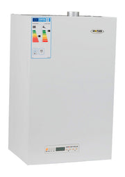 Centrala termica pe gaz conventionala MOTAN MaxOPTIMUS 31 KW, tiraj fortat, kit evacuare inclus