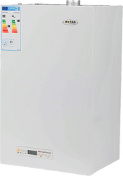 Centrala termica pe gaz conventionala MOTAN MaxOPTIMUS 31 KW, tiraj fortat, kit evacuare inclus