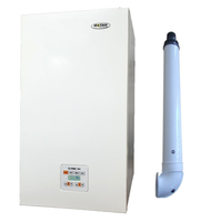 Centrala termica pe gaz cu tiraj fortat Motan Clasic 24, 24 kW, schimbator principal inox, kit evacuare inclus