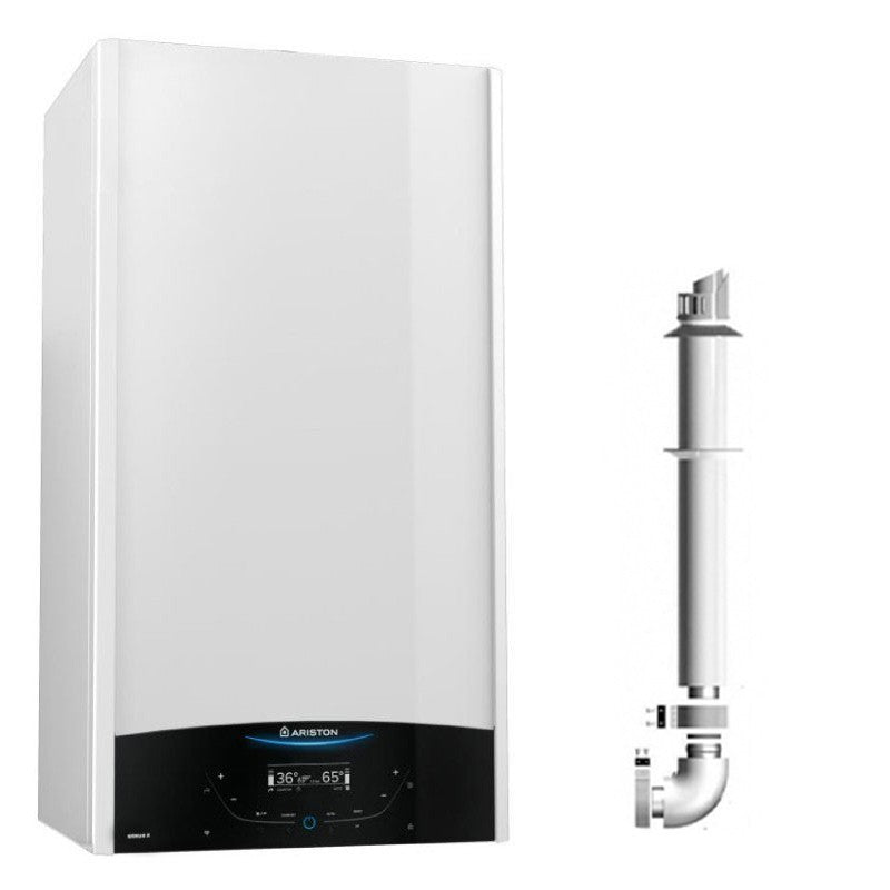 Centrala termica pe gaz in condensare Ariston Genus One Plus WIFI 30 kW si Salus IT500 wifi termostat ambient cu control prin internet, 5 ani garantie