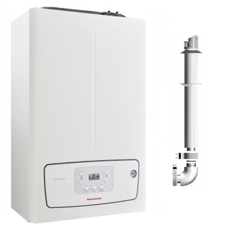 Centrala termica pe gaz in condensare Immergas Victrix Tera 24/28 V2 - 24 kw, kit evacuare inclus