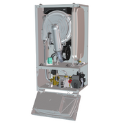 Pachet apartament cu o camera, centrala termica pe gaz in condensare Motan Condens KPlus 22.5 kW, kit evacuare, termostat, calorifere otel, kit armaturi centrala, robineti calorifer