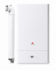 Centrala termica pe gaz in condensare Saunier Duval Semiatek Condens 28 kw, kit evacuare inclus