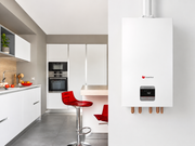 Centrala termica pe gaz in condensare Saunier Duval IsoTwin Condens T 26-CS/1, boiler incorporat 42 litri, kit evacuare inclus