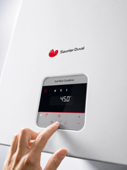 Centrala termica pe gaz in condensare Saunier Duval IsoTwin Condens T 26-CS/1, boiler incorporat 42 litri, kit evacuare inclus