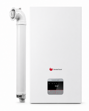 Centrala termica pe gaz in condensare Saunier Duval IsoTwin Condens T 35-CS/1, boiler incorporat 42 litri, kit evacuare inclus