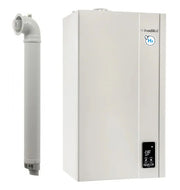 Centrala termica pe gaz/GPL in condensare Fondital Formentera KRB 32 kW, Doar incalzire, Vana cu 3 cai incorporata, Display touchscreen, Clasa A, Kit de evacuare inclus