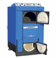 Cazan (centrala) combustibil solid, gazeificare, Atmos, DC100, otel,