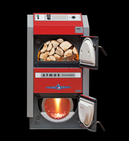 Cazan (centrala) combustibil solid, gazeificare, Atmos, DC20GS, otel, 20kW