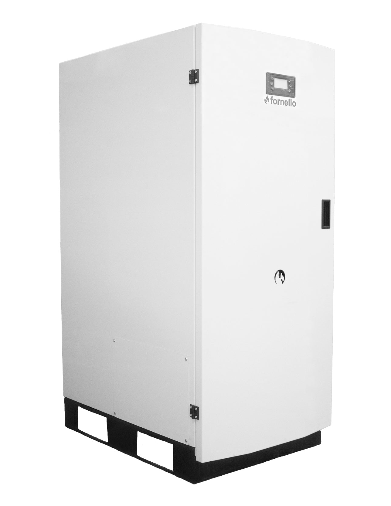 Centrala termica pe peleti Fornello GT 25 Standard, echipata cu pompa circulatie Wilo, vas expansiune, manometru,supapa de siguranta, curatare mecanica arzator de peleti si schimbator de caldura, buncar peleti integrat 50 kg, A+ 30