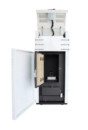 Centrala termica pe peleti Fornello Lidya Compact Plus 25 kw, curatare automata arzator si mecanica schimbator, echipata cu pompa electronica Grundfos, vas expansiune, grup siguranta integrat, arzator inox, clasa A+
